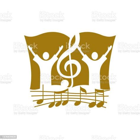 Logo De La Musique Symboles Chrétiens Adoration De Dieu Vecteurs Libres