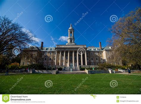 Old Main Stock Photo Image Of Administrative State Lawn 7376644