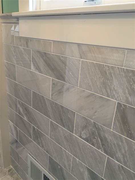Carrara Marble Subway Tiles Bathroom Remodel Master Marble Subway