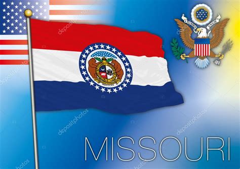 Missouri Flag Us State — Stock Vector © Frizio 78132720