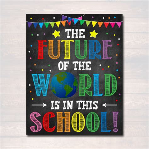 Printable The Future Of The World Is In This School Poster Classroom
