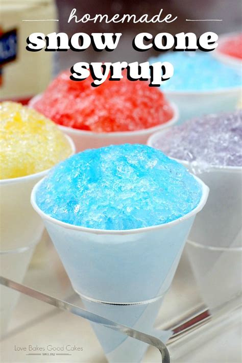 Mom Tip Homemade Snow Cone Syrup 247 Moms
