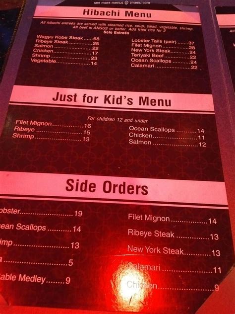 Baja style fish tacos are a regional style of taco found in san diego and the baja region of mexico, just south of san diego. Online Menu of Kobe Steak & Sushi Hibachi Grill & Bar ...