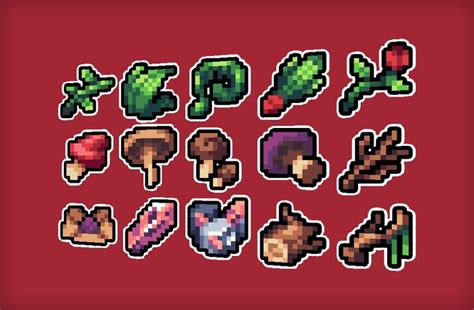 Rpg Icon Pack 280 Alchemy And Herbs By Clockwork Raven Pixel Art