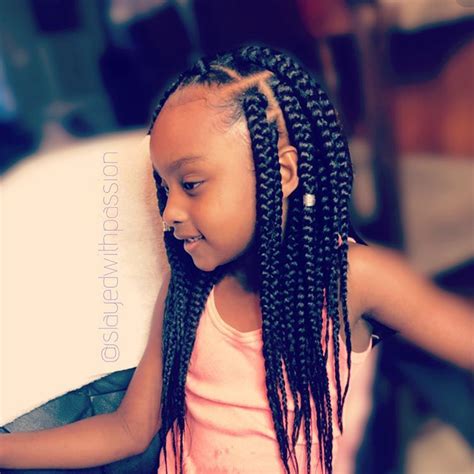 Box Braids For Kids With Color Box Braids Hairstyles
