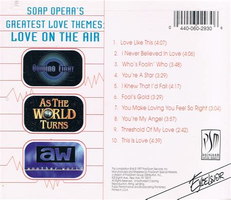 Film Music Site Soap Operas Greatest Love Themes Love On The Air