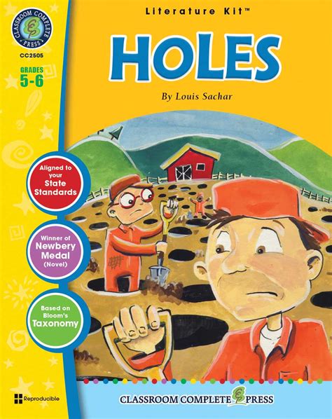 Holes Novel Study Guide Grades 5 To 6 Print Book Lesson Plan