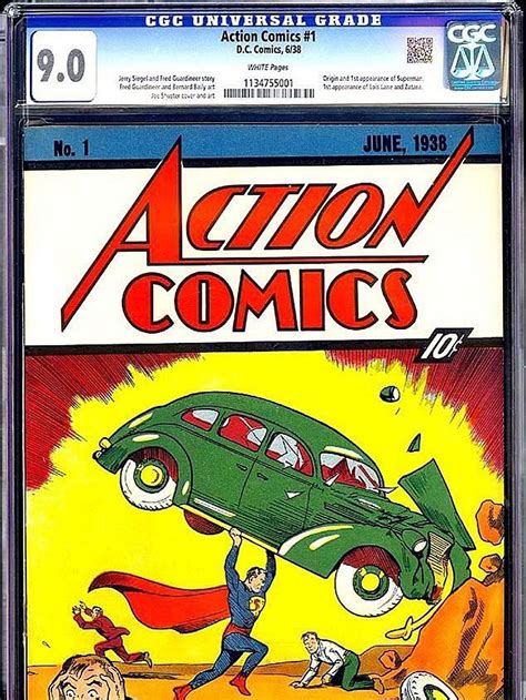 1st Action Comics 1 Reproduction Of The 1938 First Superman Comic