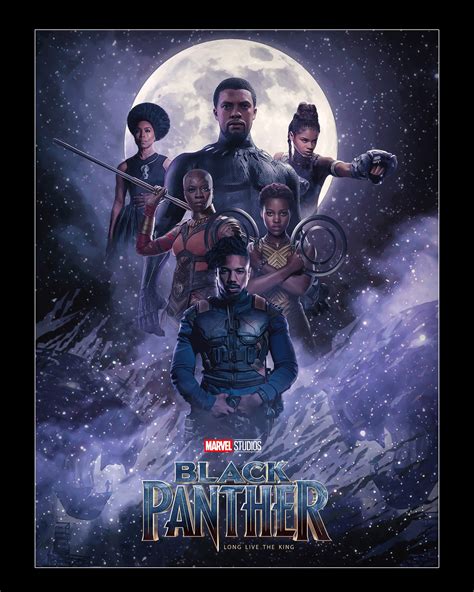 Black Panther Fan Art Poster By Me Marvelstudios