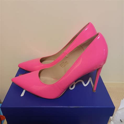 New Hot Pink Women Court Heels Pointed Toe High Heel Ebay