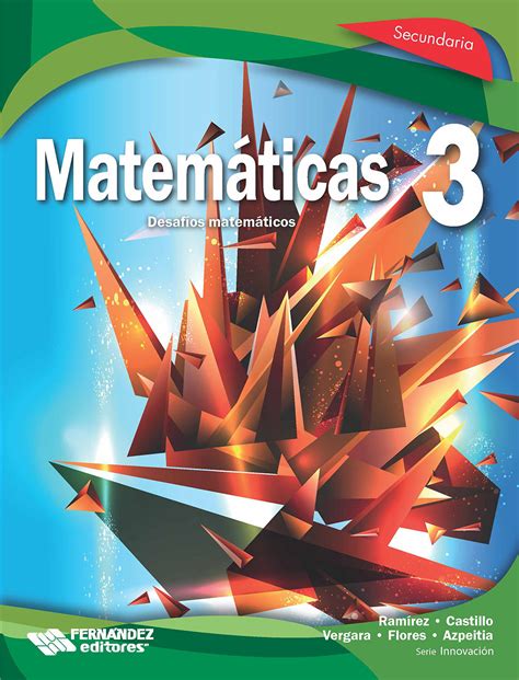 Matematicos 3 Secundaria Libro De Matematicas De Tercer Grado De