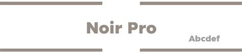 Noir Pro Bold Italic Free Font Download Maisfontes