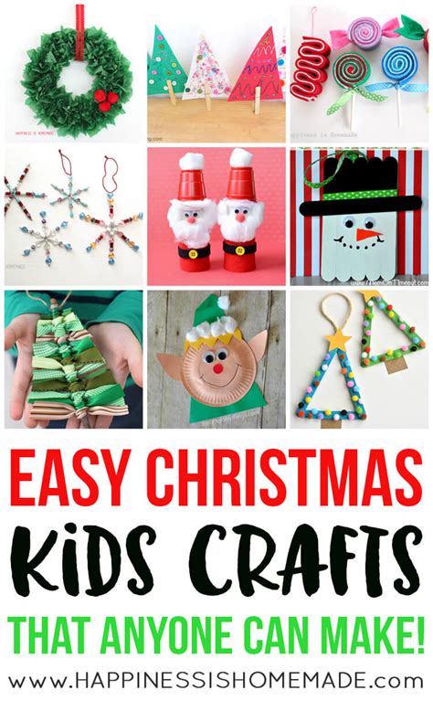 Easy Christmas Kids Crafts That Anyone Can Make