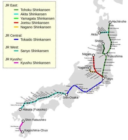 If you use the shinkansen, you can move comfortably between clicking the image will display this shinkansen map on the official website of japan rail pass on a separate page. Shinkansen the Japan's bullet train | World Easy Guides
