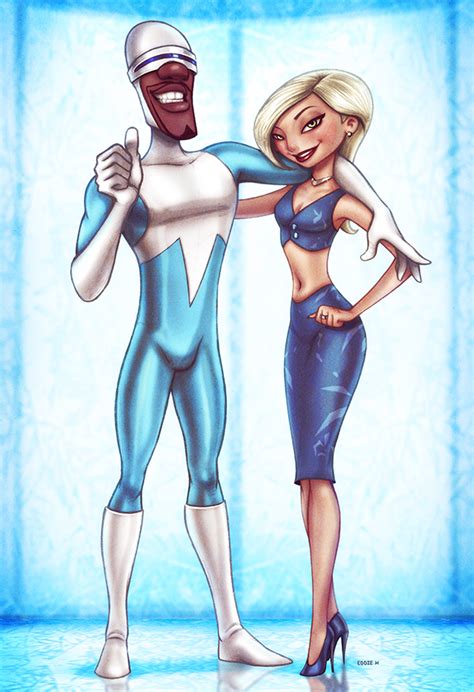 Frozone And Mirage By Eddieholly On Deviantart