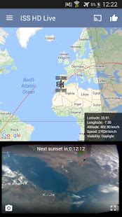 Следите за международной космической станции. ISS Live Now: Live HD Earth View and ISS Tracker for PC ...