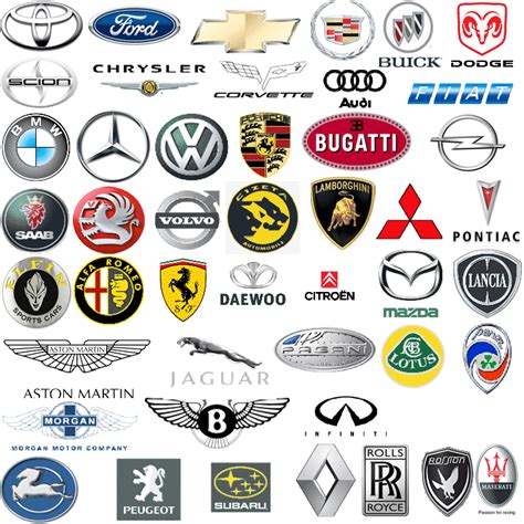 Unique Car Logos Design Automotive Car Center