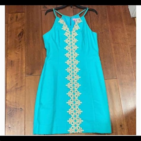 Lilly Pulitzer Dresses Lilly Pulitzer Teal Blue Dress Poshmark