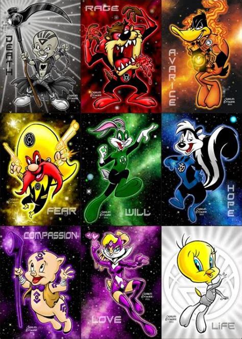 T I E R R A F R E A K Looney Tunes Como Lanterns Corps Charles Ettinger