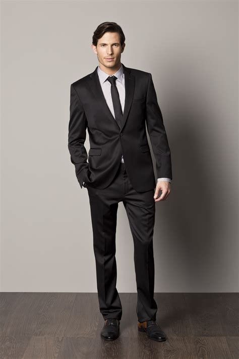 Men S Black Suit Jay Black Suit Men Black Suits Black Men Fashion