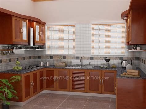 Evens Construction Pvt Ltd Simple Kerala Kitchen Design