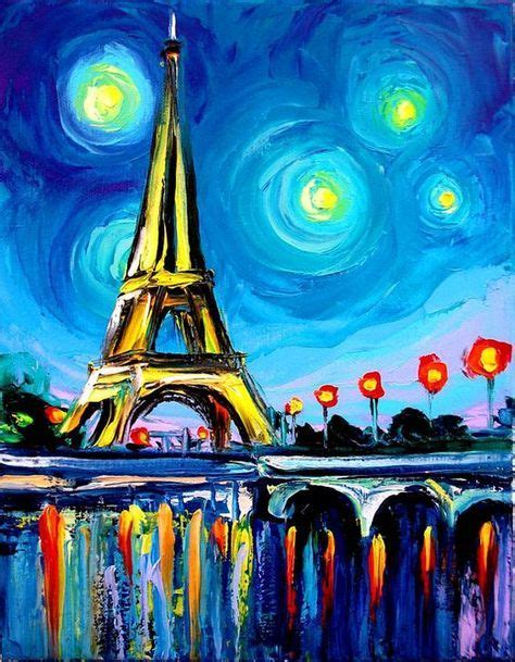 Image Result For Eiffel Tower Acrylic Painting For Beginners Simple
