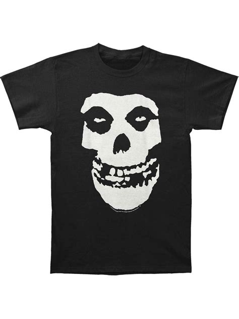 misfits misfits men s fiend skull t shirt black
