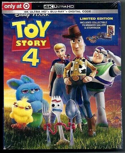 Toy Story 4 Target Limited Edition 4k Ultra Hd Blu Ray Digital