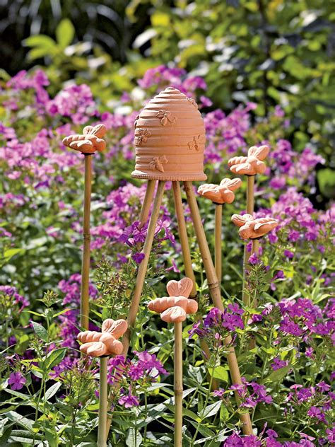 Honeybee Cane Toppers Set Of 6 Honeybee Gardens Garden Supplies