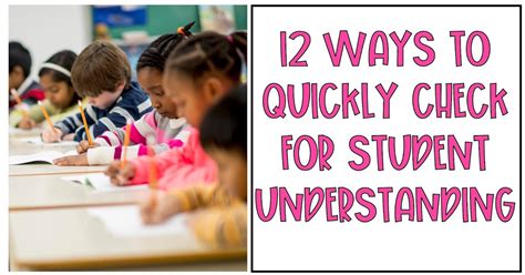 Teaching In Paradise 12 Ways To Quickly Check For Student Understanding