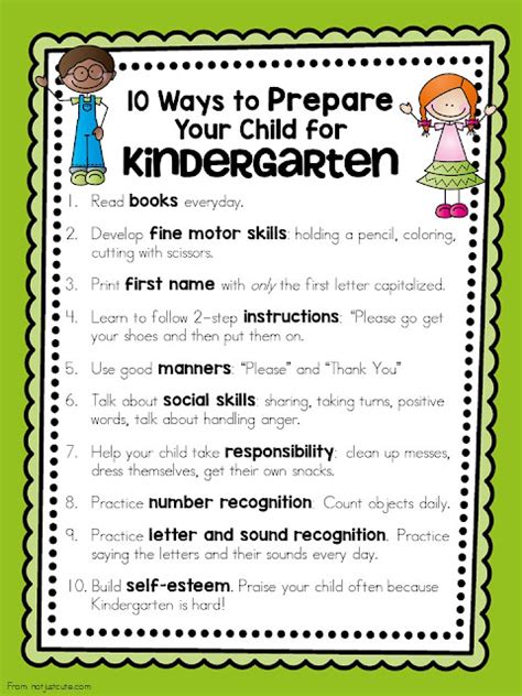 Colors And Kindergarten 10 Ways To Prepare Your Child For Kindergarten