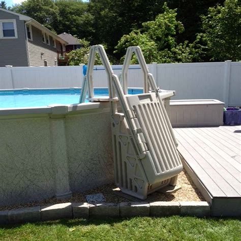 30 Awesome Above Ground Swimming Pool Steps Home Decoration And