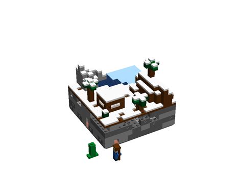 Lego Ideas Minecraft Snow World