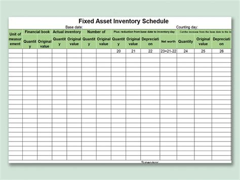 Printable It Asset Inventory Template Excel Sample In Fixed Asset Spreadsheet Template