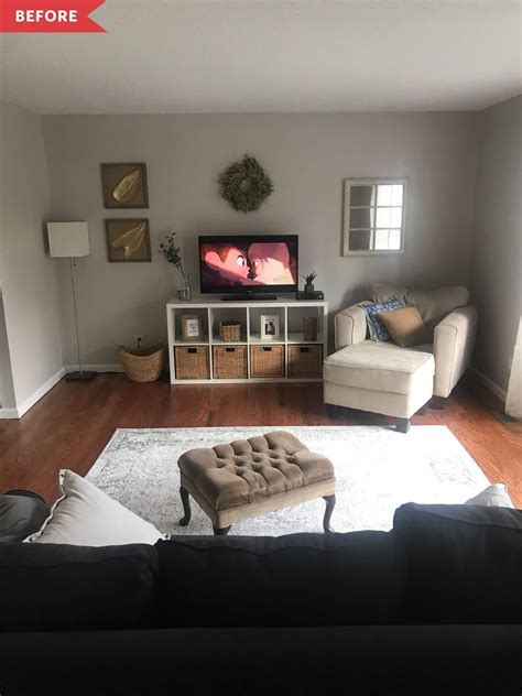 Before And After This Living Room Redo Brings Instant Coziness