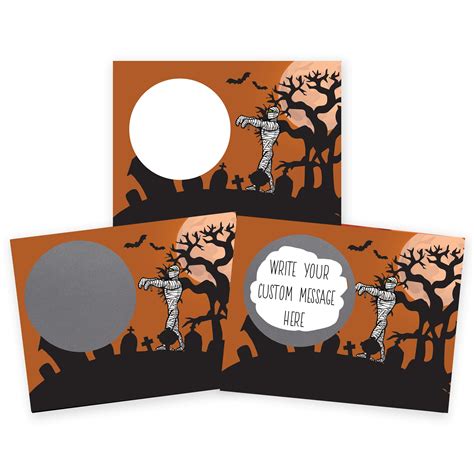 My Scratch Offs Halloween Mummy DIY Make Your Own Scratch Off Cards for