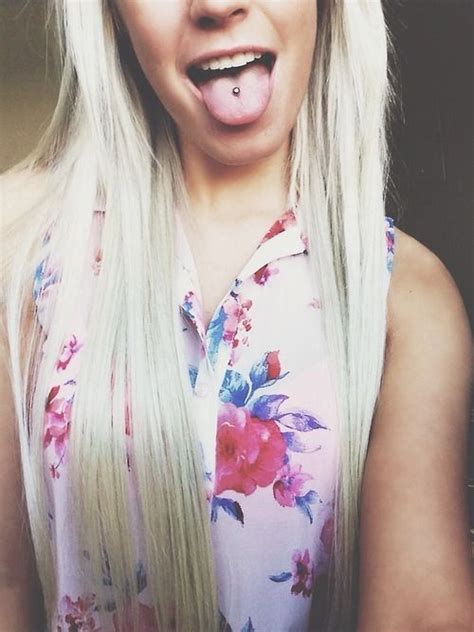 Pin By Springbreakforeverbitches On Tattoos And Piercings Tongue Piercing Cute Tongue