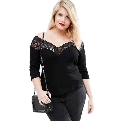 2019 Sexy Women Plus Size Xxxl Tops And Blouses Female Clothing Off