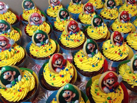 Mario Cupcake Ideas Birthday Cupcakes Can Also Be Very Adorable
