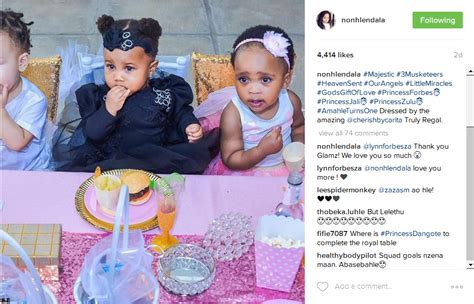 Inside Andile Jali And Nonhle Ndalas Daughters First Bday Party