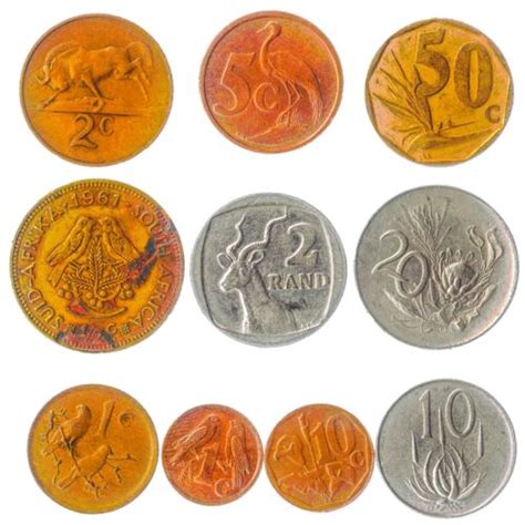 South African Coins Collectible Money Currency Rands Cents EBay