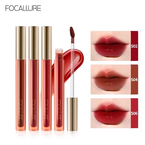 Focallure New Water Gloss Lip Tint Non Sticky Lock Color Long Lasting