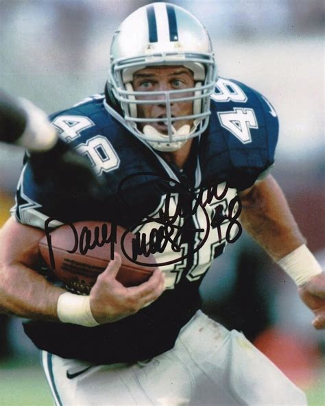 Dallas Cowboys Daryl Moose Johnston Signed Photo 8x10 Coa