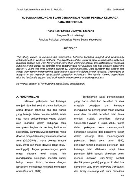 Adapun dalam jurnal yang berjudul kemandirian mahasiswi uin dengan makin tingginya kesadaran gender yang dimiliki seorang pria tentang konsep mandiri. Jurnal Tentang Perkembangan Masa Dewasa Awal : Pdf Guided Imagery Untuk Menurunkan Social ...