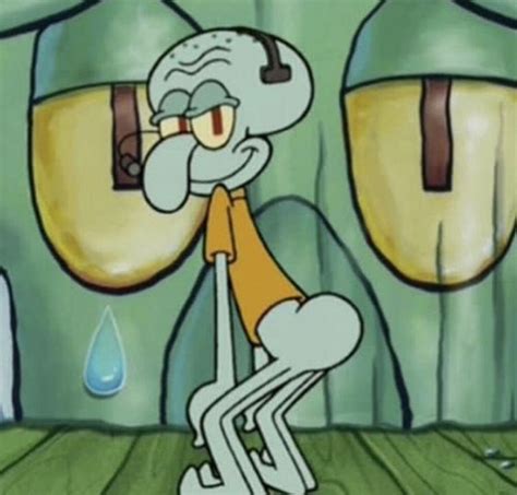 Thicc Squidward By Crumpetstrumpet Redbubble