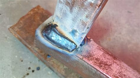 Stick Welding Thin Metal Square Tube Joint With Youtube