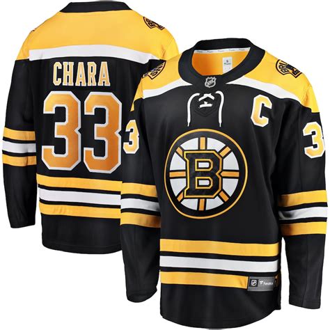 Fanatics Branded Zdeno Chara Boston Bruins Black Breakaway Player Jersey