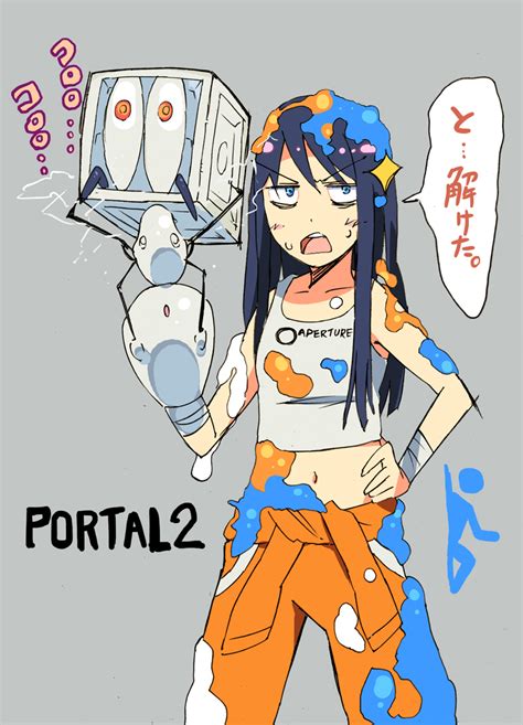 Chell Turret And Frankenturret Portal And 2 More Drawn By Kitano
