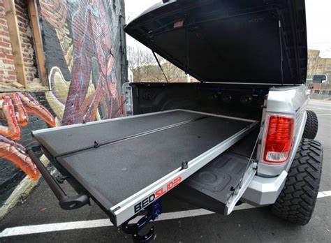 Bedslide S Cargo Slide Mid West Truck Accessories Truck Caps Bed