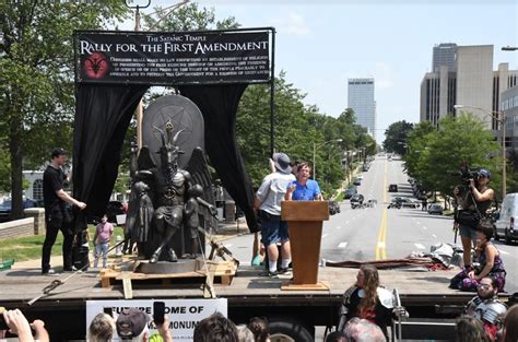 Satanists Erect Statue Outside Ark Capitol Baptist Press